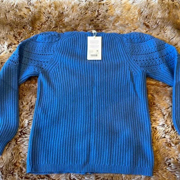 Sezane Moira Jumper Bleu D'hiver - Size L - Picture 7 of 8